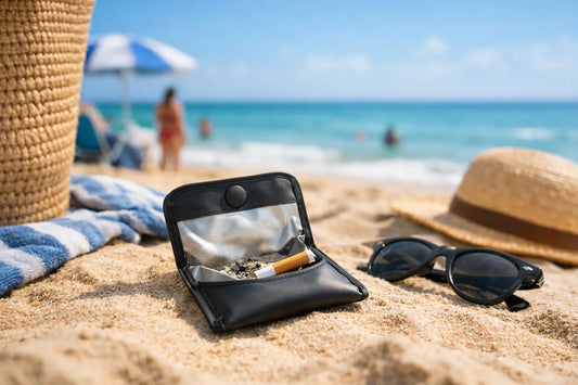 Pocket Ashtray for Beach Days That Works